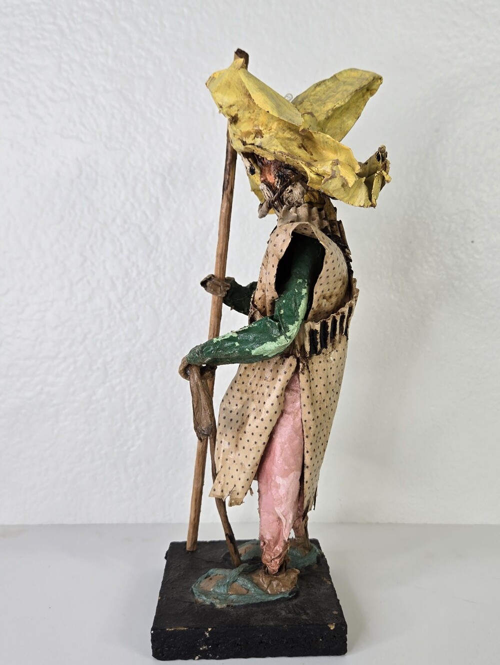 VTG Mexican‎ Folk Art Paper Mache Figurine Viejito Old Man Peasant Handmade 12" - Picture 5 of 17